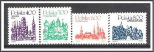 Poland #2456-2459 City Type MNH