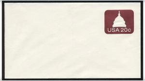 SC#U601 20¢ Capitol Dome Envelope