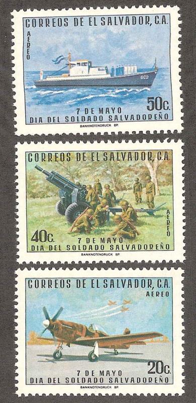 El Salvador C272-C274 Mint  VF NH