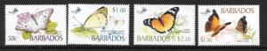 BARBADOS SG1261/4 2005 WORLD STAMP EXPO SYDNEY MNH 