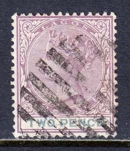 Lagos - Scott #18 - Used - Minor crease at bottom - SCV $3.25