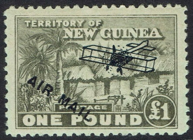 NEW GUINEA 1931 HUT AIRMAIL 1 POUND MNH **