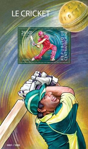 CENTRAFRICAINE 2015 SHEET CRICKET SPORTS