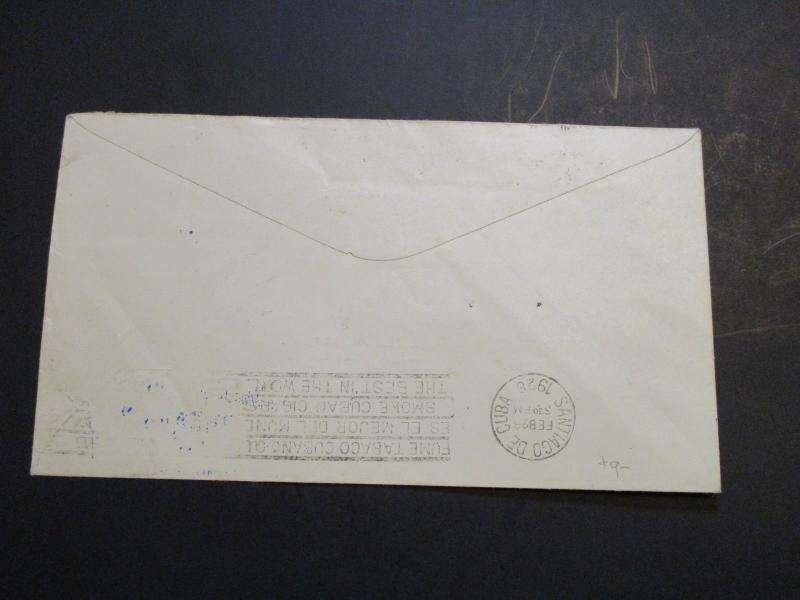 Haiti 1928 West Indian Air Exp Cover 2-21-28  - Z3659