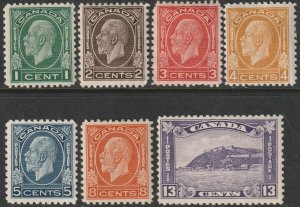 Canada 195-201 complete set MH