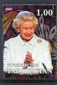 Tajikistan 2002 QUEEN ELIZABETH II Stamp Perforated Mint (NH)