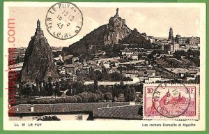 32304 - FRANCE - MAXIMUM CARD - 1943 - architecture-