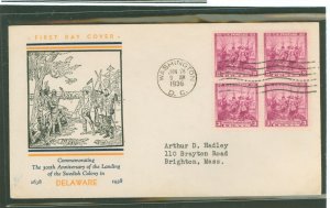 United States #836 On Cover