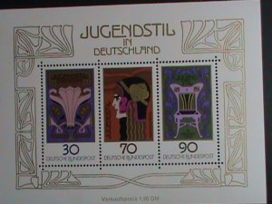 Germany Stamp-1977- Jugendstil in Germany MNH-S/S sheet