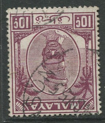 STAMP STATION PERTH Perak #111 Sultan Yussuf Izuddin Shah Used 1950