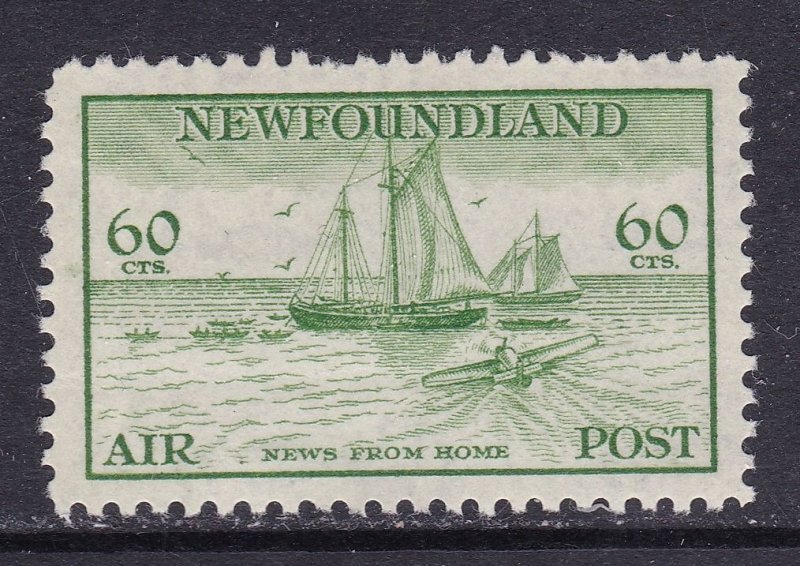 Newfoundland Scott C16,  1933 60c Letter from Home Air mail VF, MNH.  Scott $100