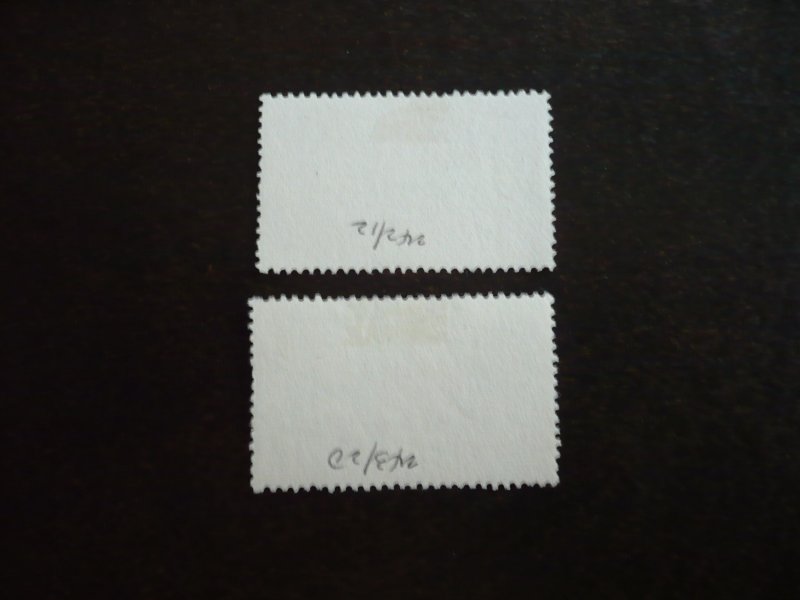 Stamps - Hong Kong - Scott# 242-243 - Used Part Set of 2 Stamps