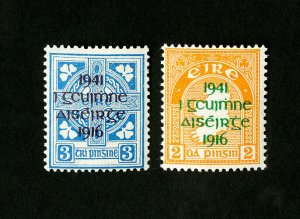 Ireland Stamps # 118-19 VF OG NH Catalog Value $53.50