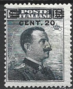 COLLECTION LOT 20233 ITALY OFFICES IN COO #11 MH 1916 CV+$19
