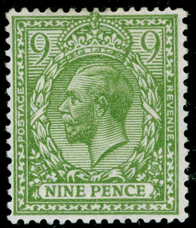 SG427 SPEC N43(4), 9d olive-yellow-green, M MINT. Cat £50.