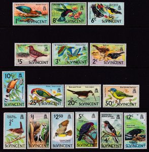 St Vincent 279-294 Birds MNH VF