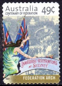 AUSTRALIA.2001 The 100th Anniversary of the Commonwealth of Australia 