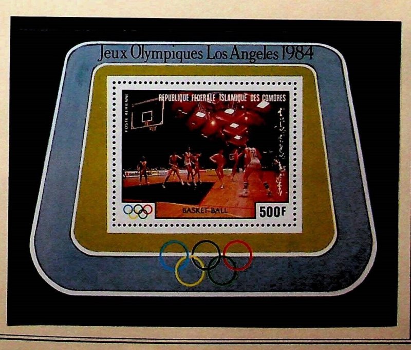 COMORO ISL. Sc C137 NH SOUVENIR SHEET OF 1984 - OLYMPICS - Sc$8 - (AA23)
