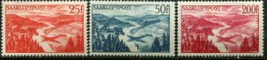 Saar Air Mail   Mi.# 252-4  MLH*