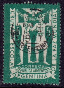 Argentina - 1949 - Scott #575 - used - Children World Peace