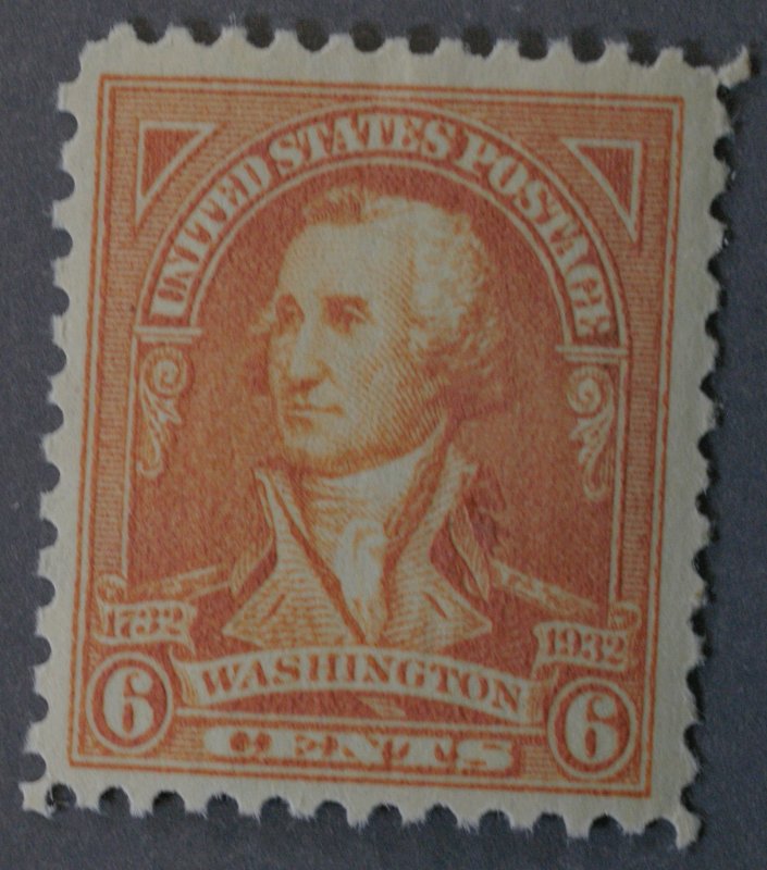 United States #711 6 Cent Washington Bicentennial MNH