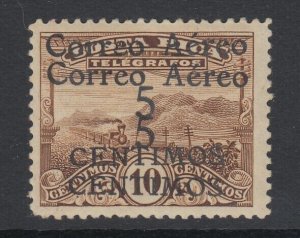 Costa Rica, Scott C3 var, MHR, Double Surcharge