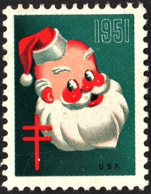 WX155 Christmas Seal (1951) MHR