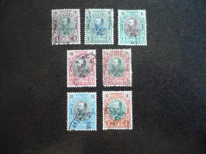 Stamps - Bulgaria - Scott# 57-58,60-63,66 - Used Part Set of 7 Stamps