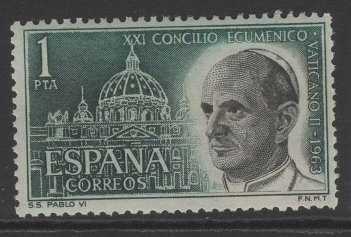 SPAIN SG1601 1963 ECUMENICAL COUNCIL, VATICAN CITY MNH