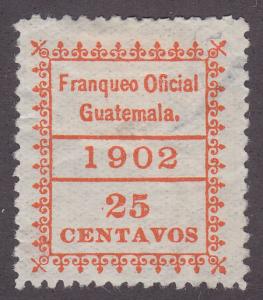 Guatemala O5 Numeral Issue 1902