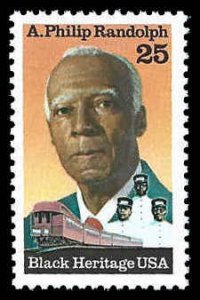 PCBstamps   US #2402 25c A.P. Randolph, Black Heritage, MNH, (38)