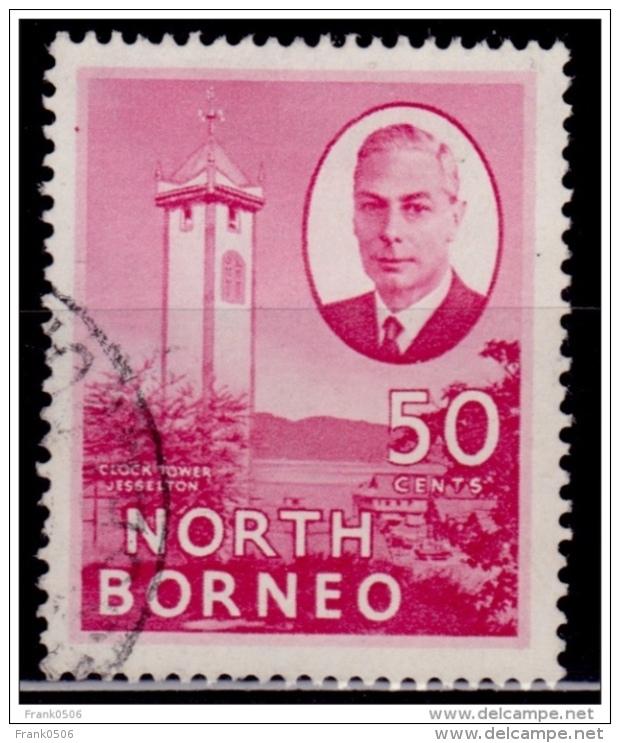 North Borneo 1950, KGVI Jessleton, 50c, Scott# 254, used