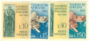 VATICAN 313-16 MNH BIN $1.25