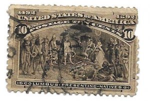 United States 1893 - U - Scott #237 *