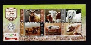 Isle of Man:  2014, The Manx Ark,  Miniature Sheet,  MNH