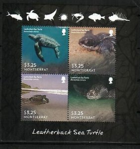 Montserrat MNH S/S 1359 Leatherback Sea Turtle