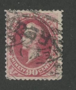1882 US Stamp #191 90c Used F/VF Catalogue Value $350