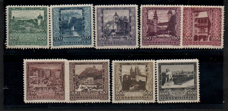 Austria B57-B65 Set Mint never hinged  (2)