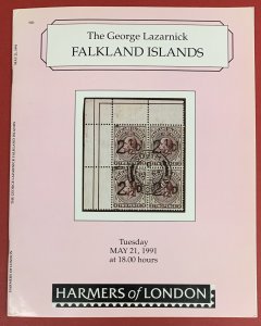 George Lazarnick Collection of Falkland Islands, Harmers, London, May 21, 1991