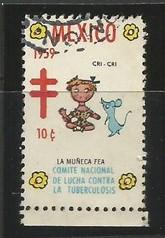 MEXICO TUBERCULOSIS CINDERELLA VFU K977