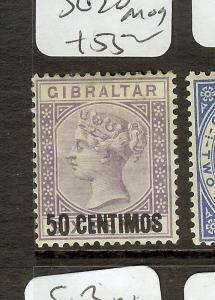 GIBRALTAR (B0402) QV   50C/6D  SG20    MOG 