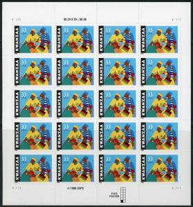 UNITED STATES SHEET OF 20 SCOTT#3368 KWANZAA  MINT NH STAMPS