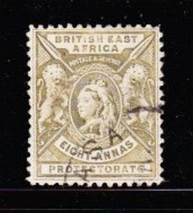 Album Treasures British East Africa Scott # 82  8a Victoria  VF Used CDS