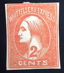 Scott#146L Local - L278 Design  - Forgery B - Whittelsey's Express, Chic...