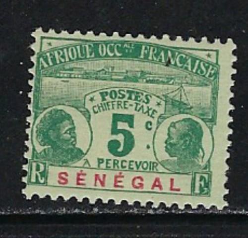 Senegal J4 Hinged 1906 Postage Due