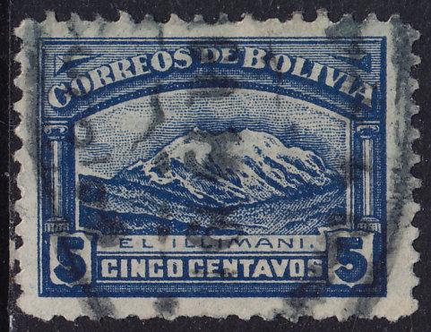 Bolivia - 1916 - Scott #115 - used - Mt. Illimani