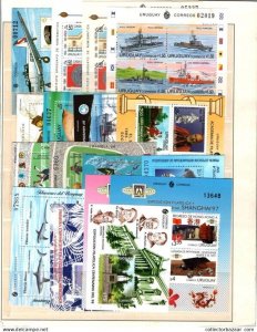 Uruguay S/S ** collection 1932 TO 2000 almost complete catalog value + $1800.00