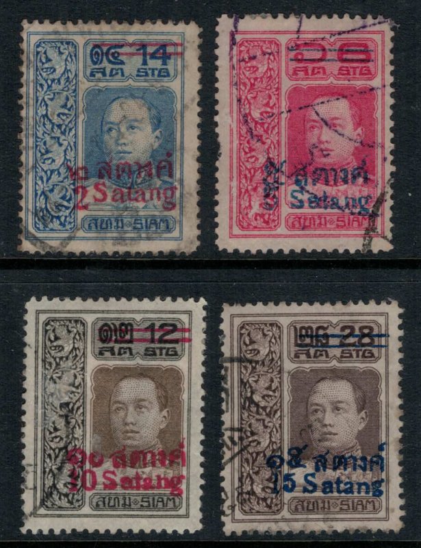 Thailand #157-60  CV $4.20