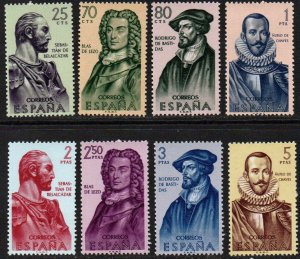 Spain Sc #1013-1020 MNH