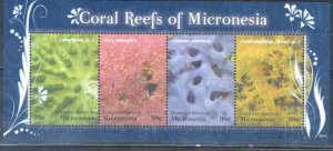 MICRONESIA CORAL REEFS OF MICRONESIA SHEET MINT NH 